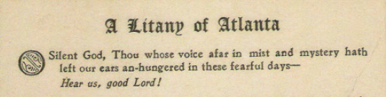 Litany of Atlanta
