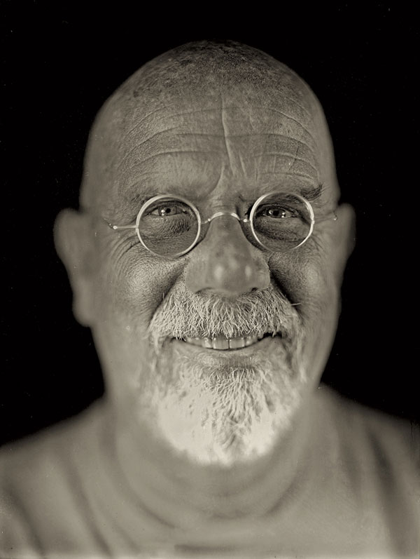 Chuck Close, Self-Portrait, 2004; Daguerreotype; 8-1/2 x 6-1/2”; © Chuck Close in association with Jerry Spagnoli, courtesy Pace Gallery