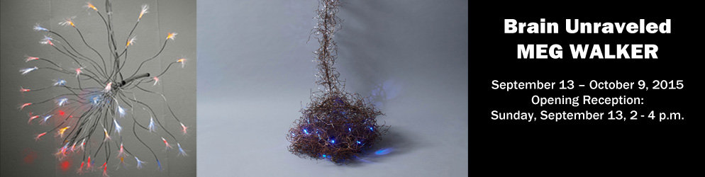 Brain Unraveled  September 13 - October 9, 2015 Opening Reception: Sunday, September 13, 2 - 4 pm