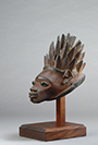 Mende helmet mask (Ndoli jowei), c. 1900; Sierra Leone; from the collection of Charles Derby