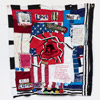 Leonard Peltier, Abu Ali, Tex, Maureen Kelleher, LOVE is..., 2020, Cotton and blended fabrics, 60"x54"