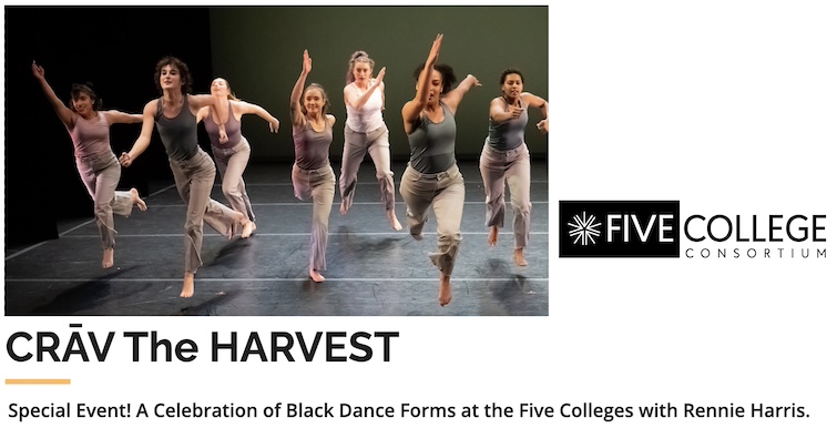 Crav the Harvest poster with dancers in running motion