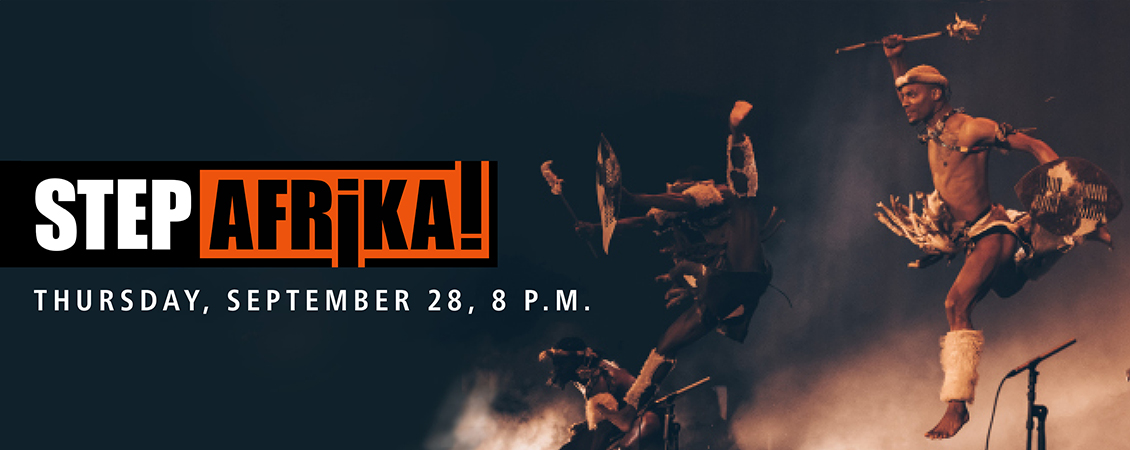 poster of step afrika performance