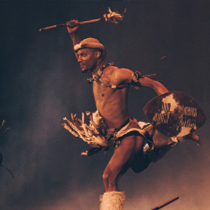 Step Afrika member dancing