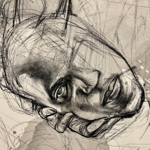 sketch of a half face