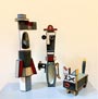 Couple and Cat, Tall Woman by Shawn Farley